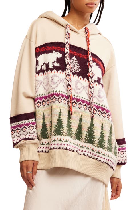 Lutz Fair Isle Oversize Hoodie