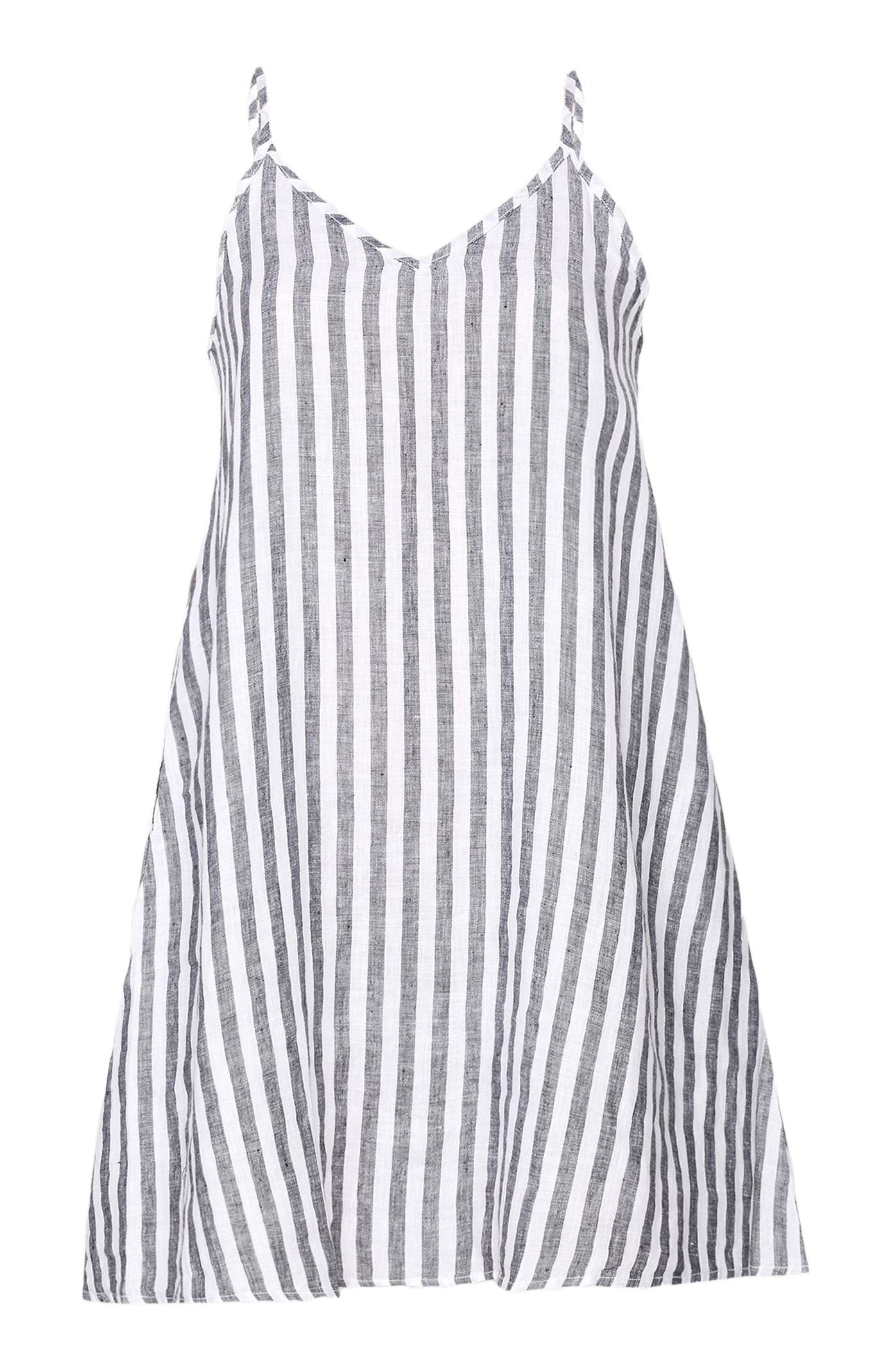 Short Tent Dress with Back Tie - image 4