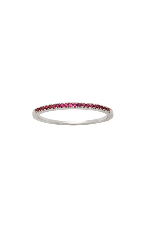 Birthstone Stacking Ring