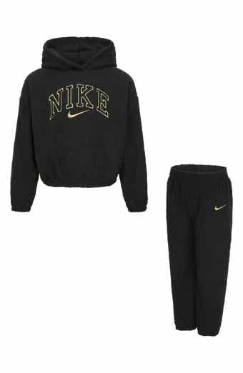 Nike Kids' Swoosh Spirit Teddy Fleece Hoodie & Joggers Set