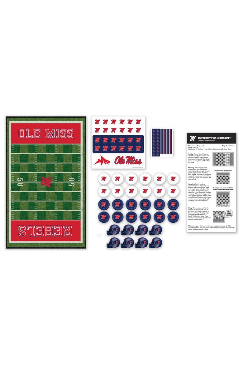 Ole Miss Rebels Checkers Board Game, Alternate, color, Multicolor