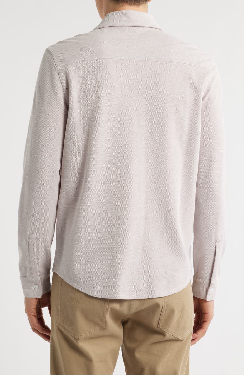 Vince Oxford Knit Button-Up Shirt, Alternate, color, 