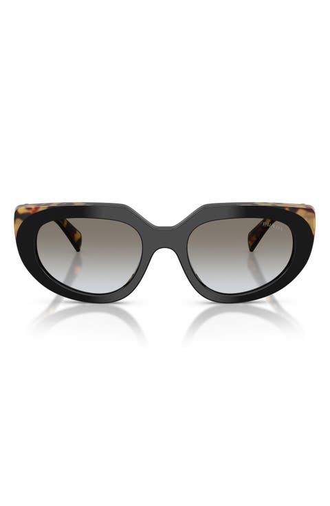 54mm Oval Sunglasses