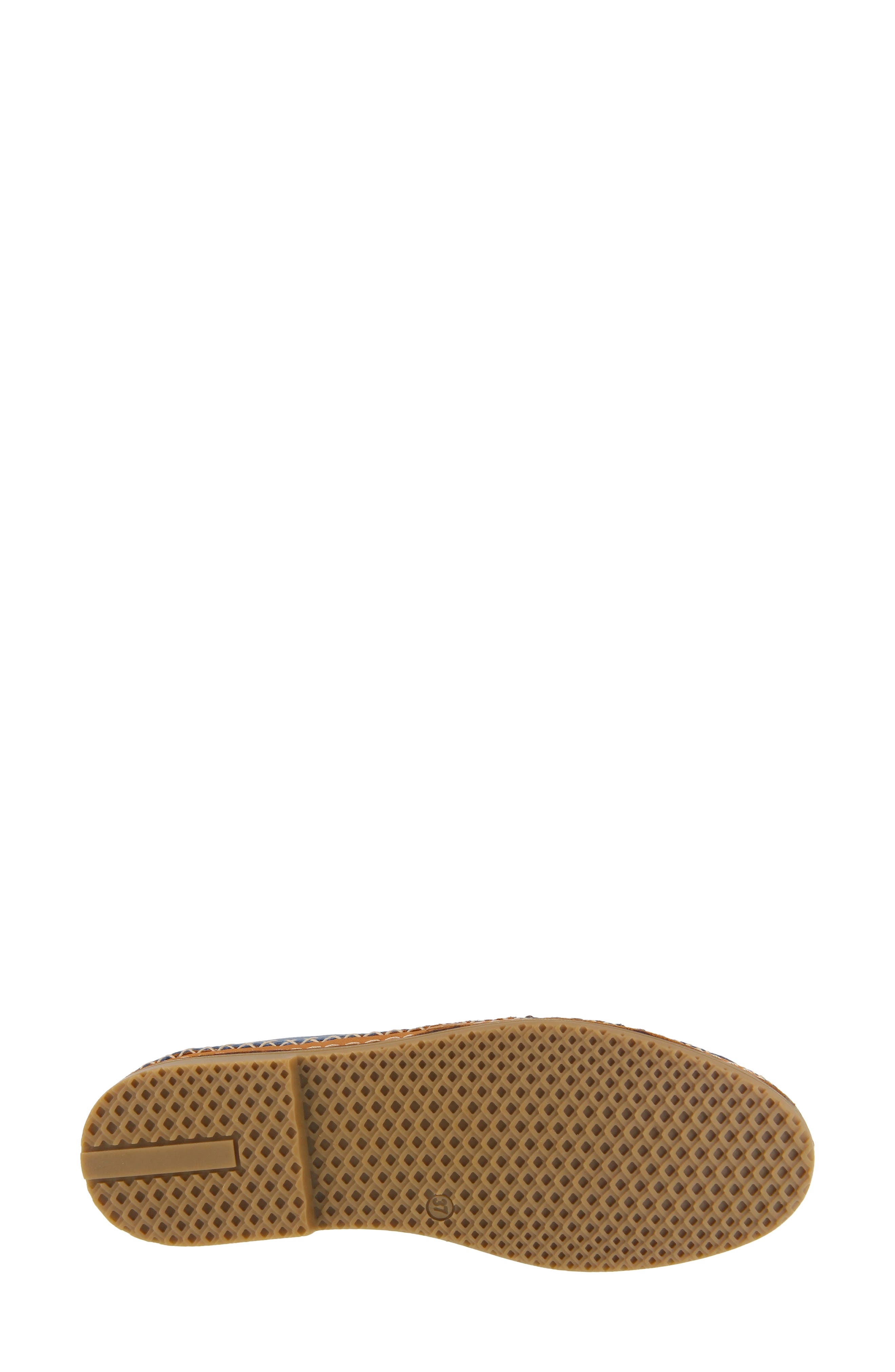 Berna Flat, Alternate, color, BLUE LEATHER
