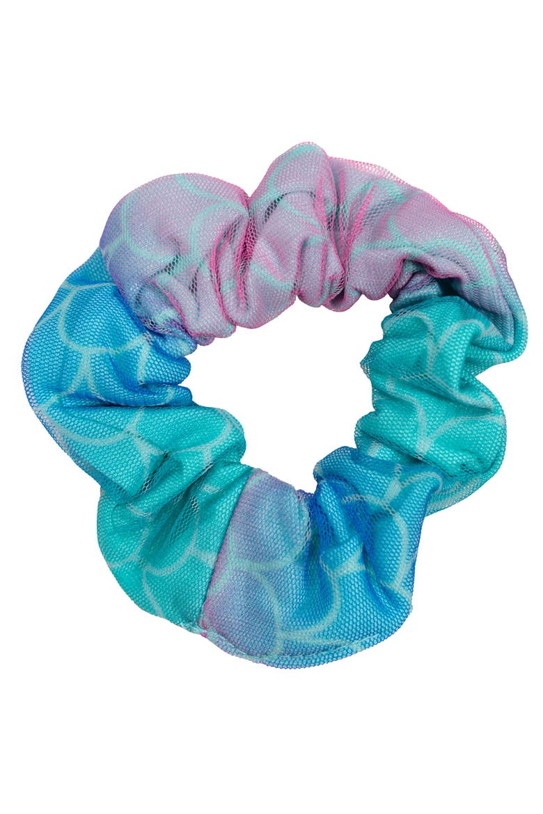 Frozen T-Shirt and Tutu Skirt Set with Scrunchie, Alternate, color, Aqua Ariel Flounder