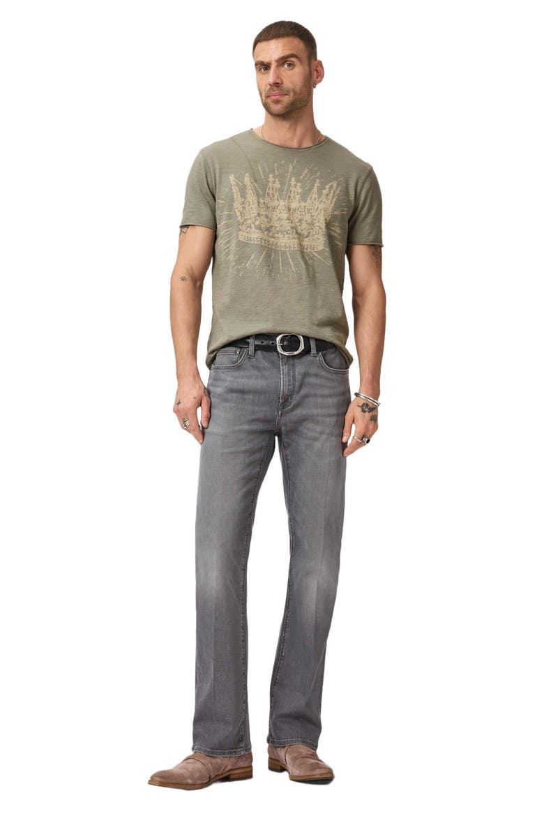 Raw Edge Shoulder Detail Graphic T-Shirt, Alternate, color, LIGHT OLIVE
