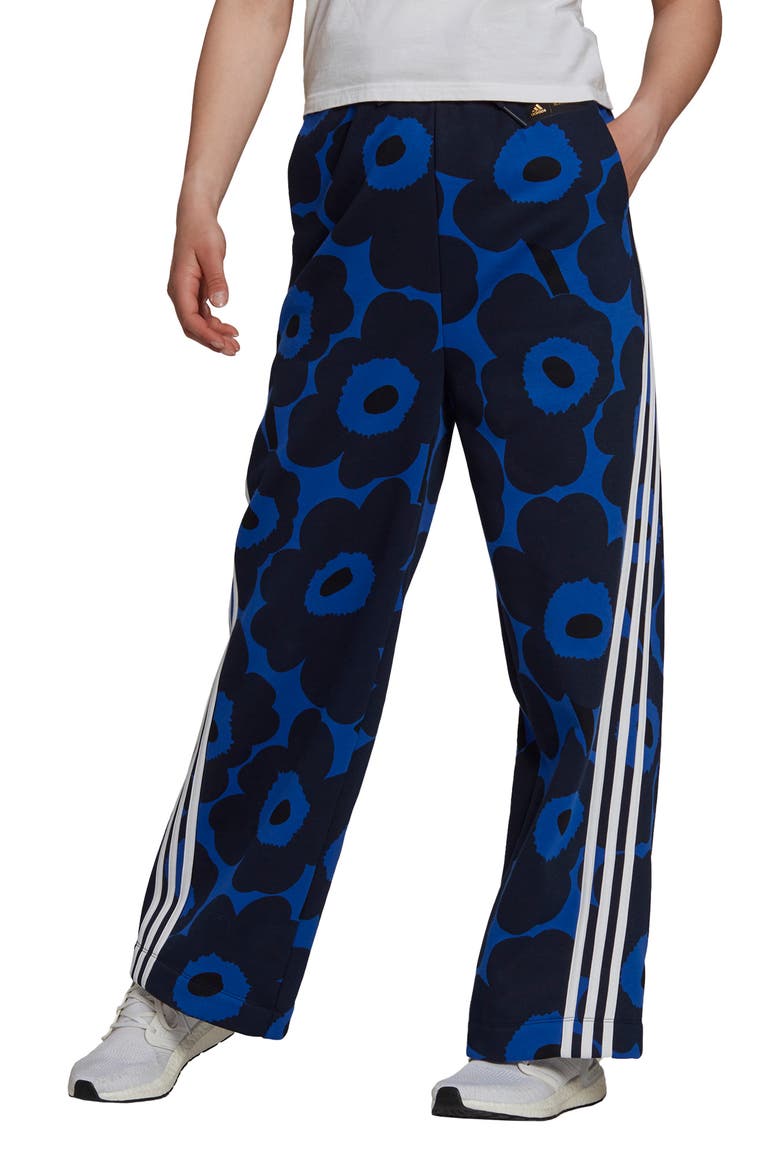 x Marimekko Fleece Pants, Main, color, BOLD BLUE