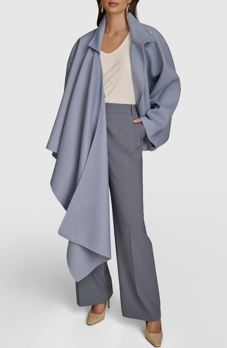 Donna Karan New York Wool Blend Cape Wrap, Alternate, color, 