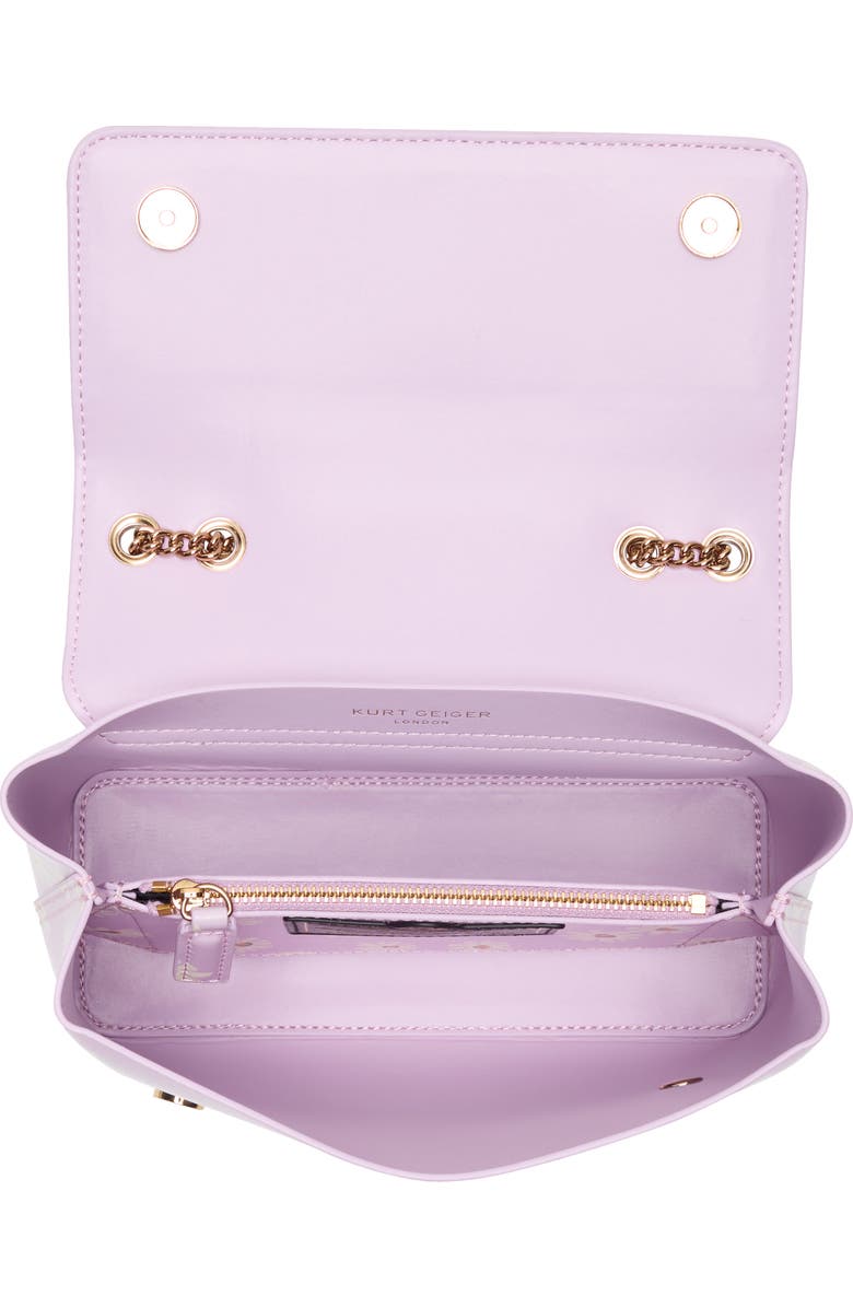 Kurt Geiger London Hampstead Flap Crossbody Bag, Alternate, color, Pink Combo