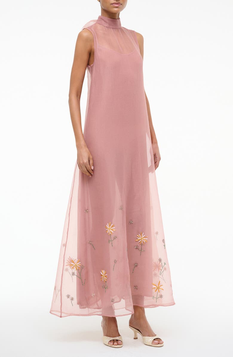 Albee Embroidered Sleeveless Maxi Dress
