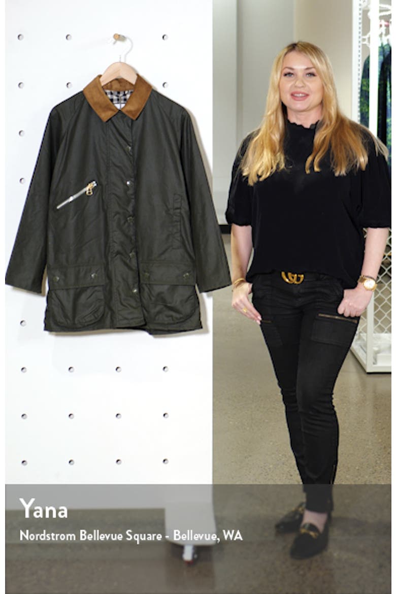 x ALEXACHUNG Edith Weatherproof Waxed Cotton Jacket video