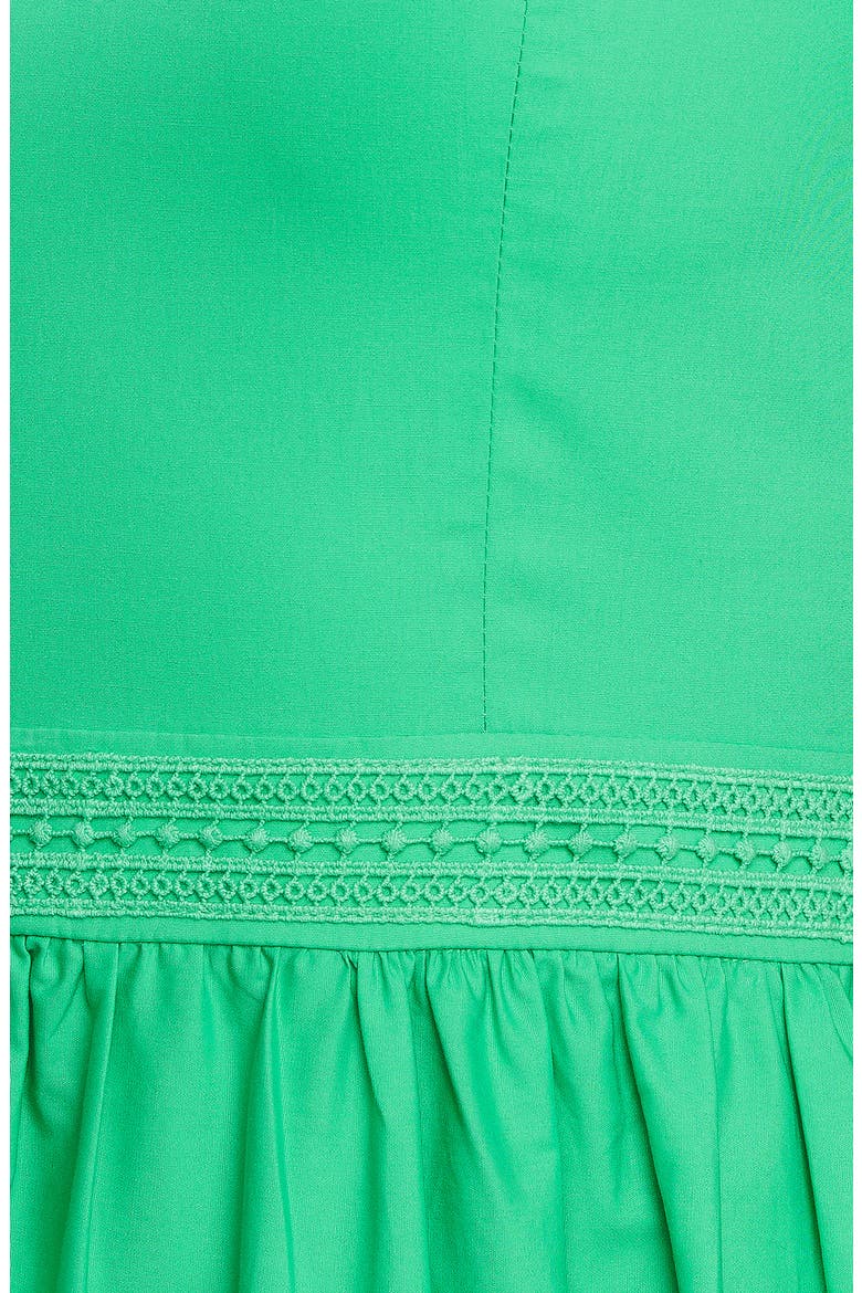 Puff Sleeve Tiered Maxi Dress, Alternate, color, GREEN