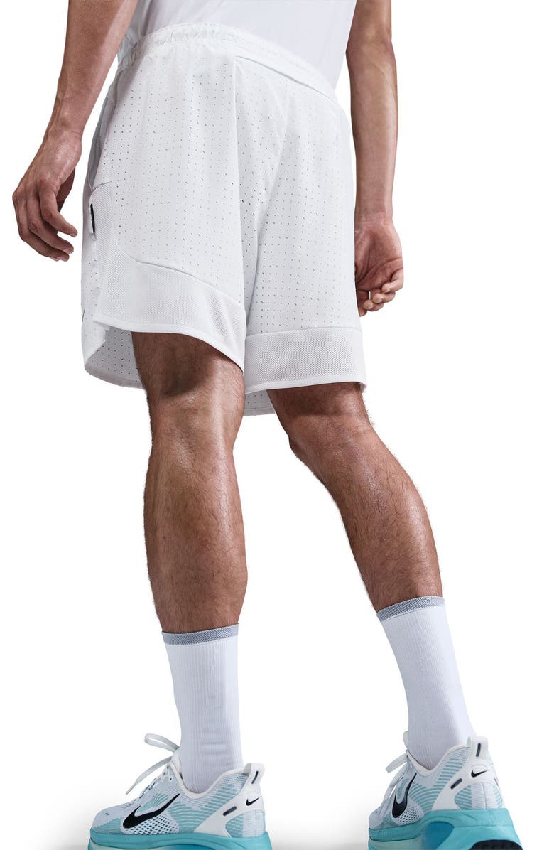 Nike Dri-FIT Challenger Breathe 7-Inch Training Shorts, Alternate, color, Summit White/ Reflective Silve