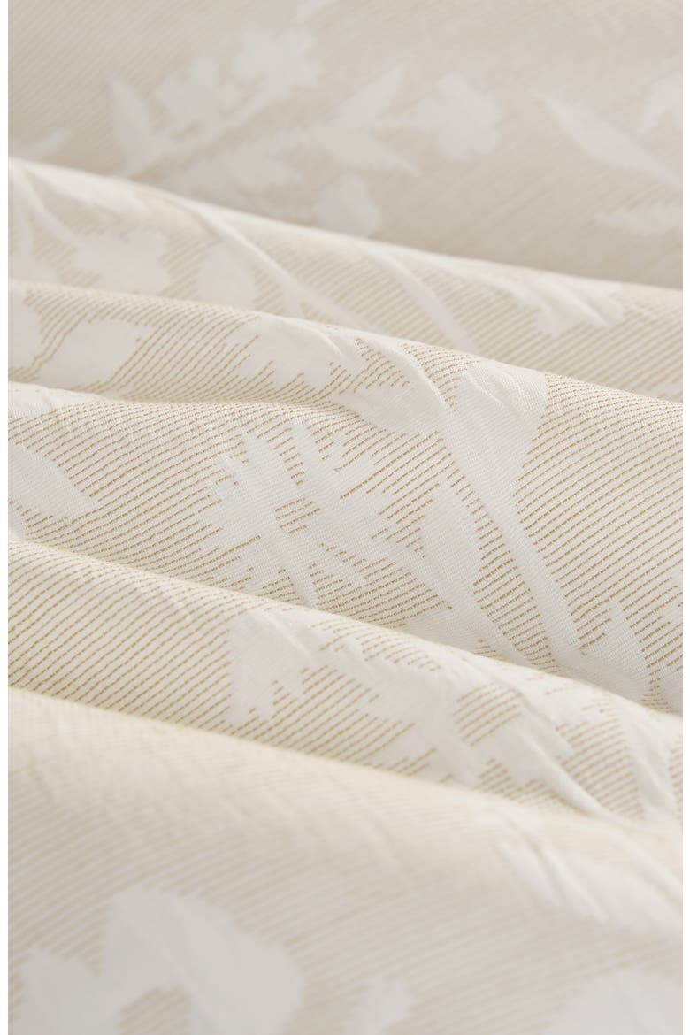 Ava Floral Jacquard Duvet Set, Alternate, color, BEIGE FLORAL