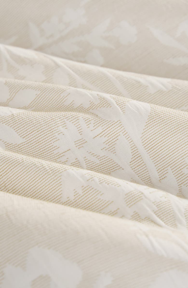 Lucky Brand Ava Floral Jacquard Duvet Set, Alternate, color, Beige Floral