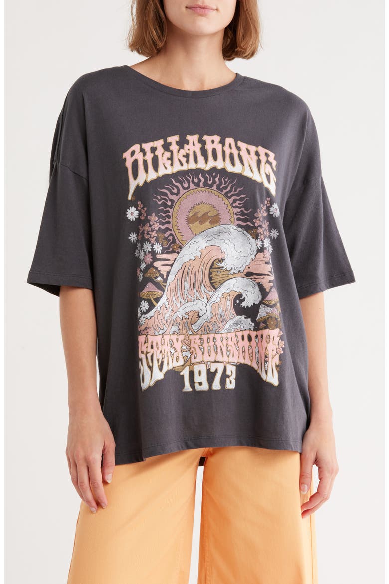 High Tide Graphic Tee, Main, color, BLASTED BLUE