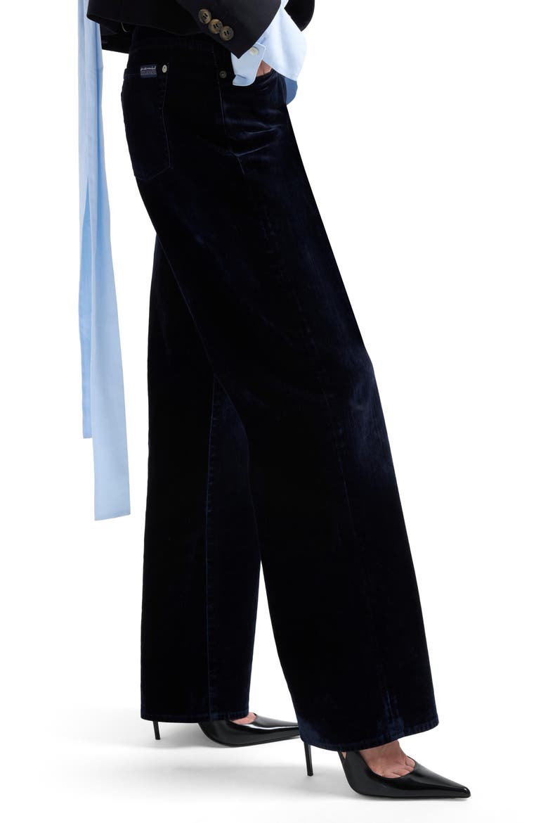 Low Straight Leg Jeans, Alternate, color, FLOCK NAVY