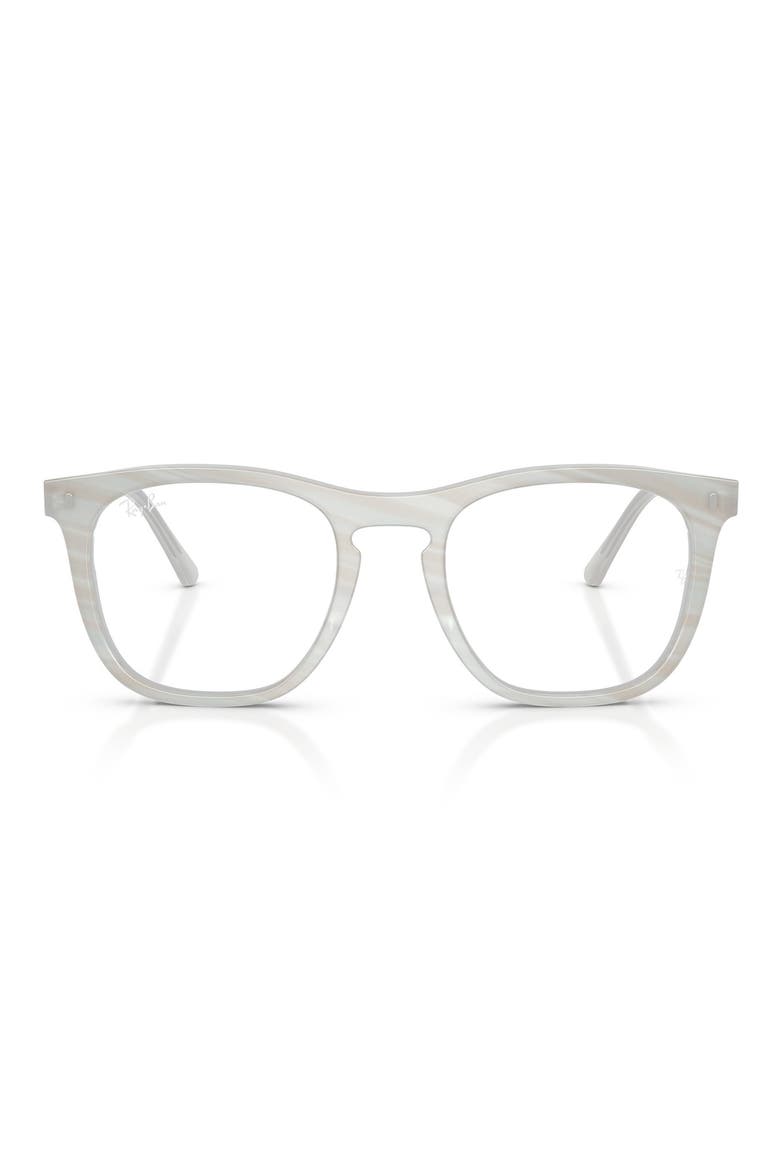 RB2210V 53mm Square Optical Glasses, Main, color, BLUE