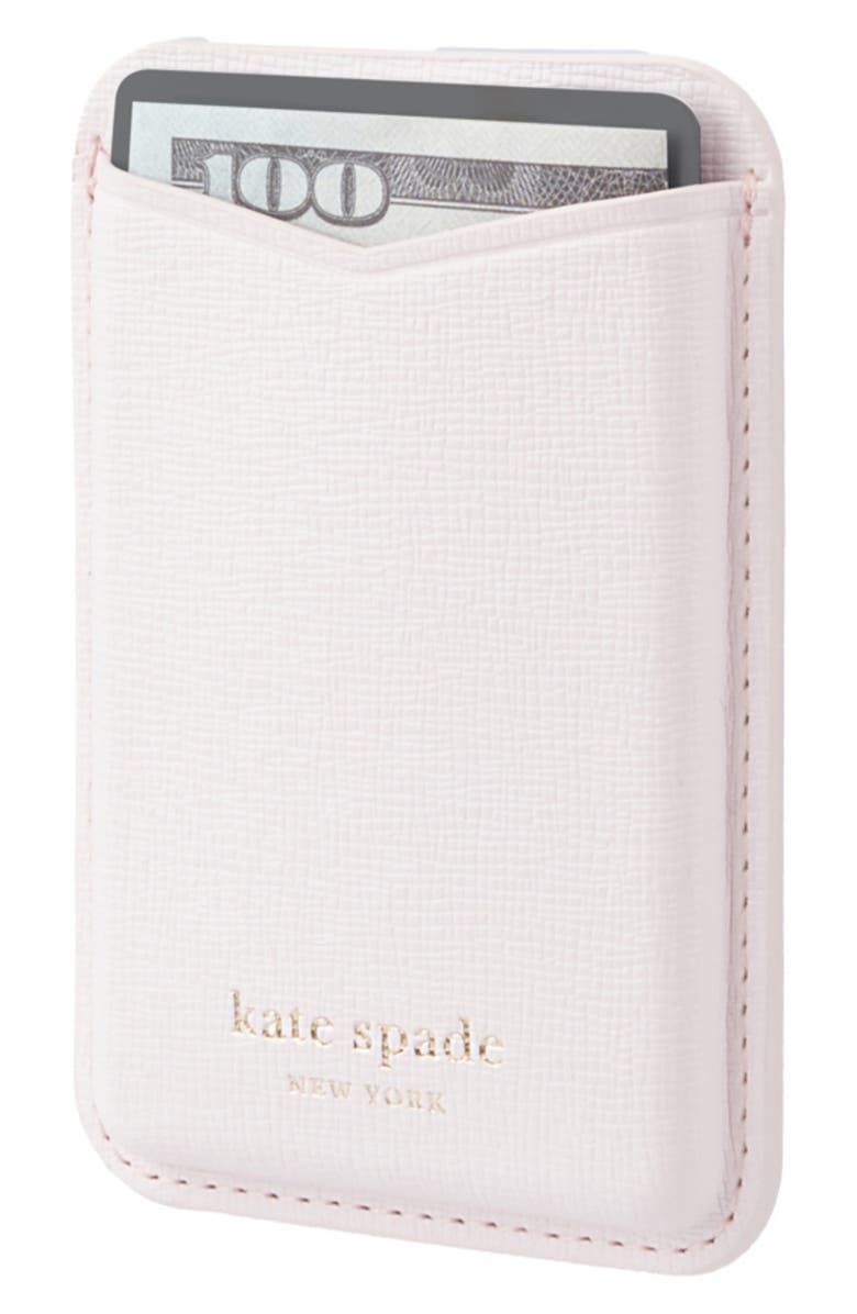 Kate Spade New York dogwood magsafe card case, Alternate, color, Dogwood