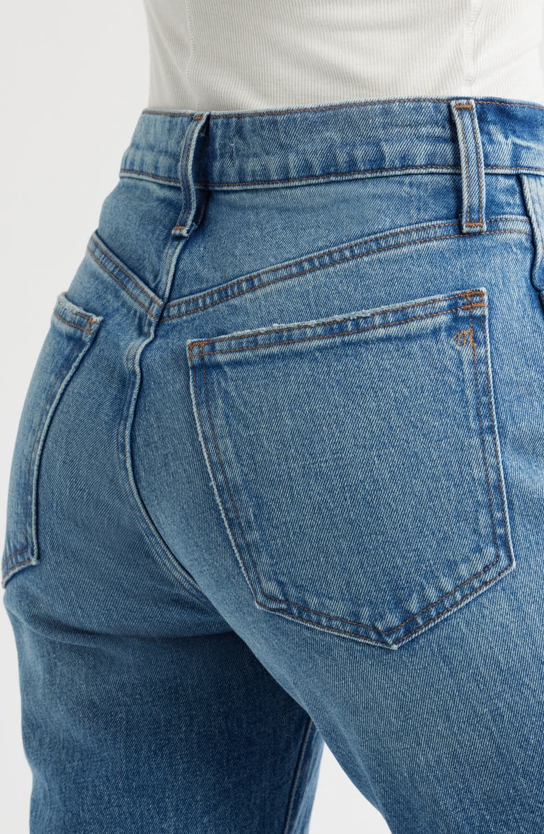 Madewell The Longline Straight Leg Jeans, Alternate, color, Pickett Wash