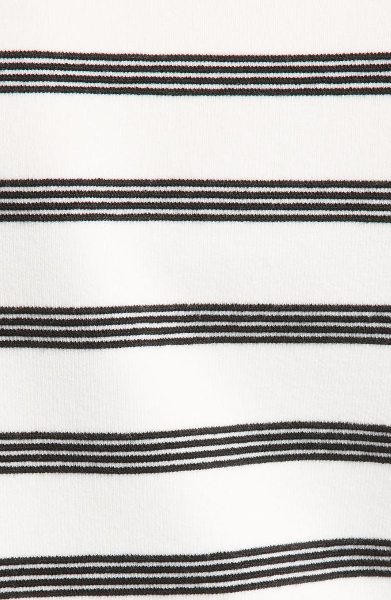 ASTR the Label Tawni Stripe Cardigan, Alternate, color, Black White Stripe