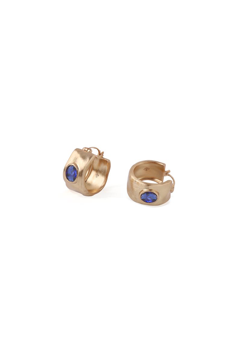 Fig Earrings, Alternate, color, Gold & Blue