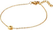 DLORIA Pawfect Minimalist Mini Paw Charm Bracelet Adjustable