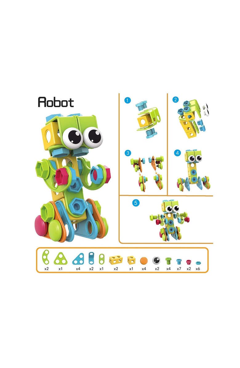 CONTIXO 223 Pcs Mega Mechanic 3D Building Block Set, Alternate, color,
