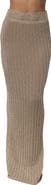JLUXLABEL Resort Metallic Maxi Skirt