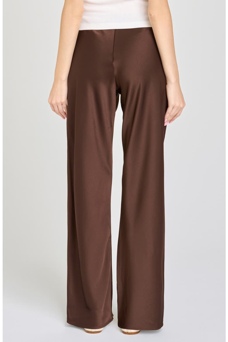 Helene High Waist Wide Leg Pants, Alternate, color, CHOCOLATE