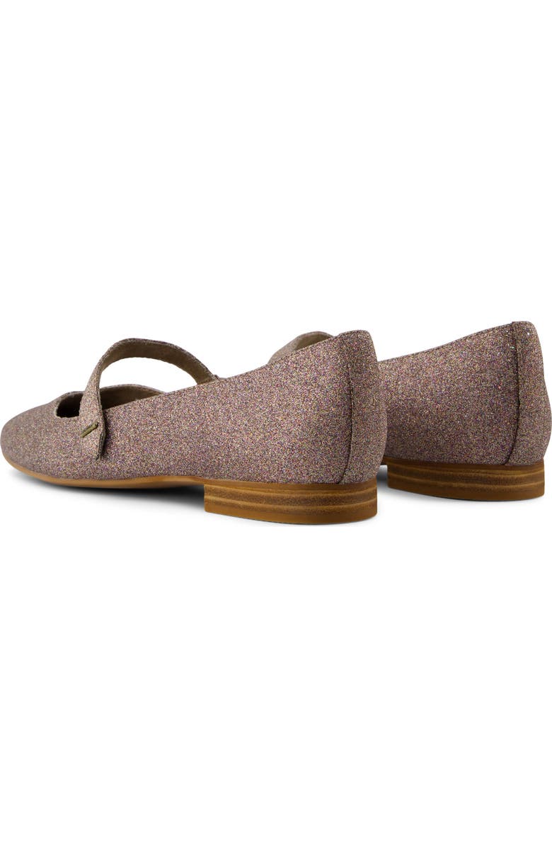 TOMS Bianca Rainbow Glitter Mary Jane Flat, Alternate, color, Gold