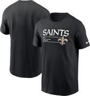 Nike Men's Nike Black New Orleans Saints Division Essential T-Shirt