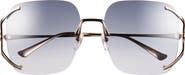 Gucci 60mm Square Sunglasses