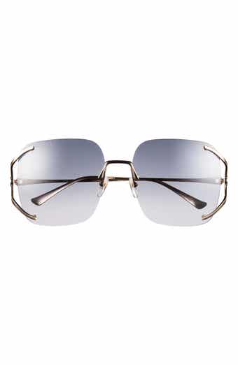 Gucci 60mm Square Sunglasses