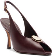 Arezzo Olivia Slingback Peep Toe Pump