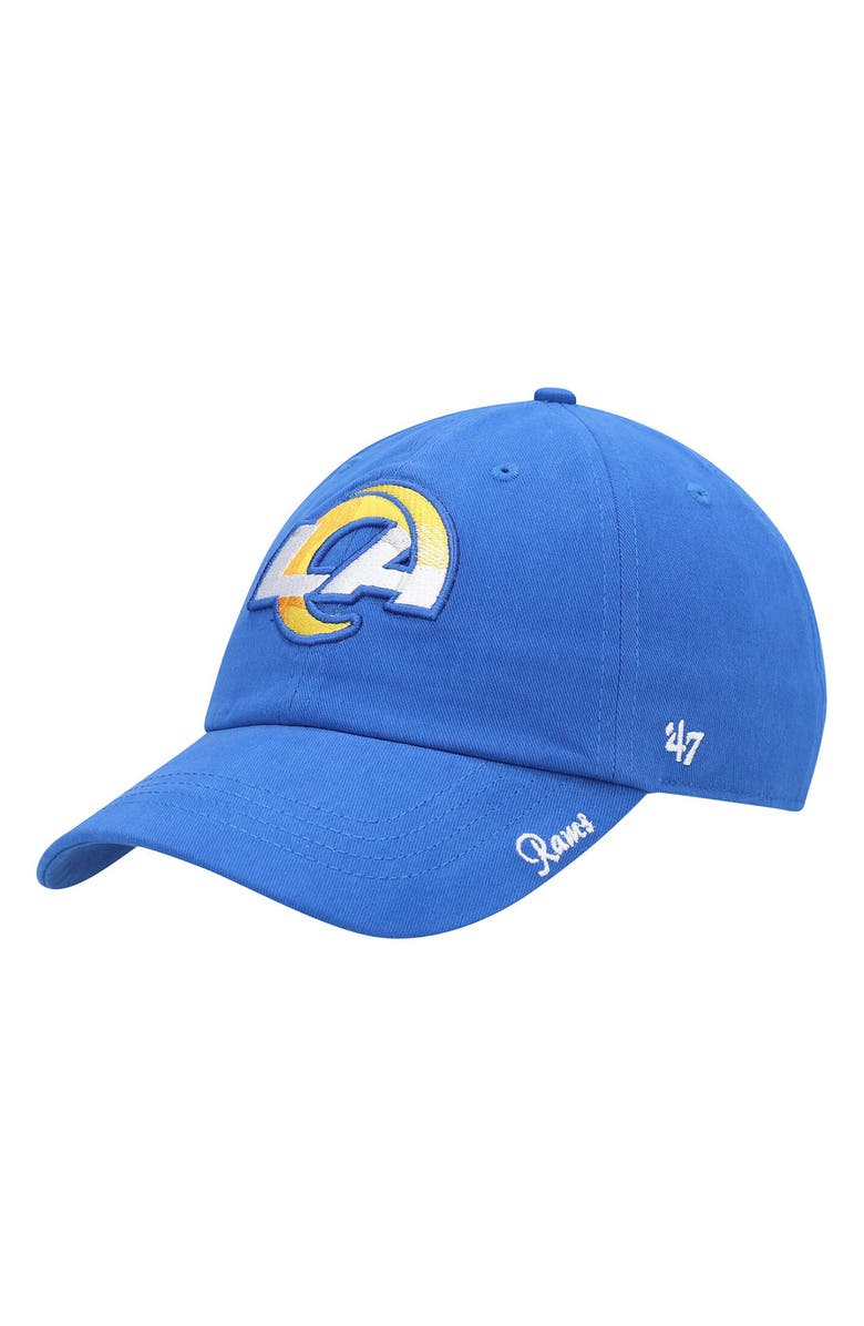 '47 Women's '47 Royal Los Angeles Rams Miata Clean Up Primary Adjustable Hat, Alternate, color, Royal