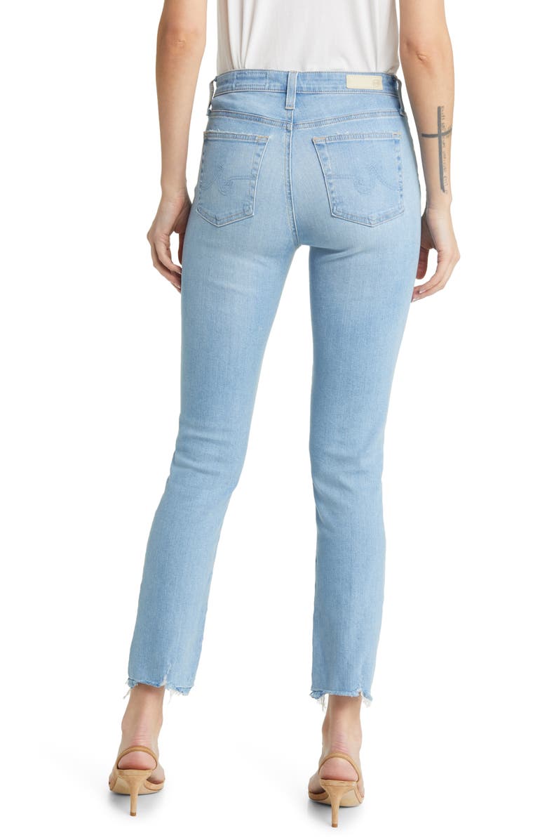 AG Mari High Waist Ankle Slim Jeans, Alternate, color, Sunlit
