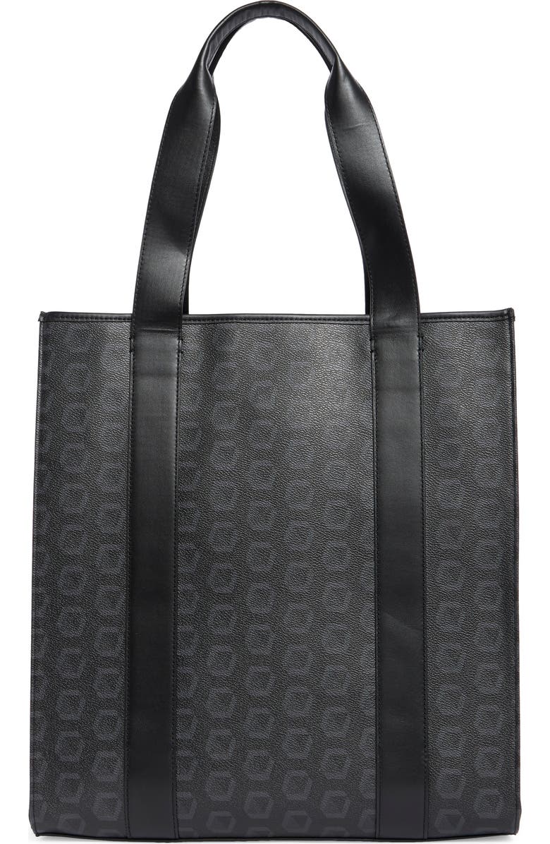 Ted Baker London Harrison Tote, Alternate, color, Canvas Black Graphic