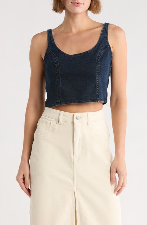 Cary Denim Tank Top