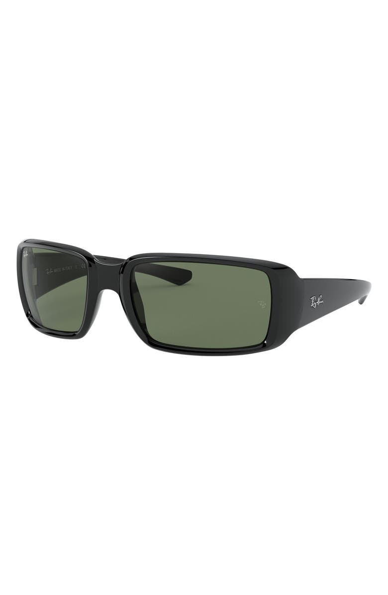 Ray-Ban 59mm Rectangle Wrap Sunglasses, Alternate, color,