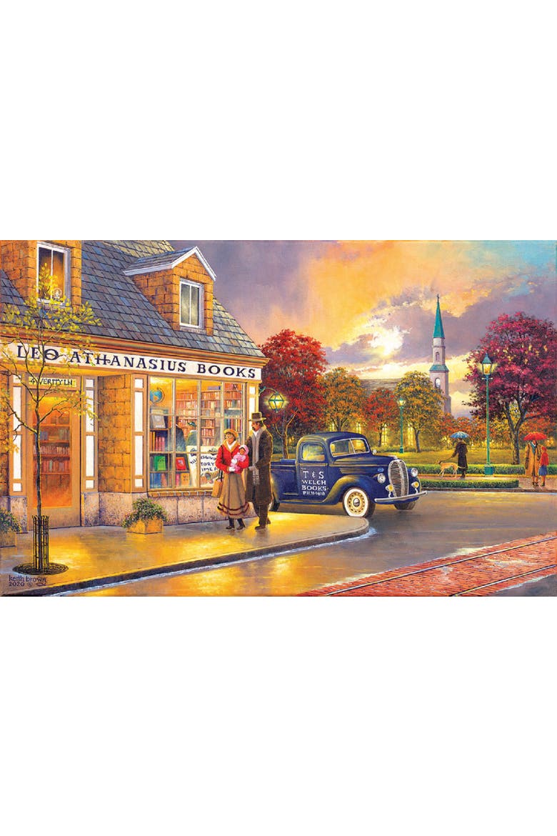 Leo's Bookshop 1000 piece Jigsaw Puzzle for Adults, Alternate, color, Multicolor