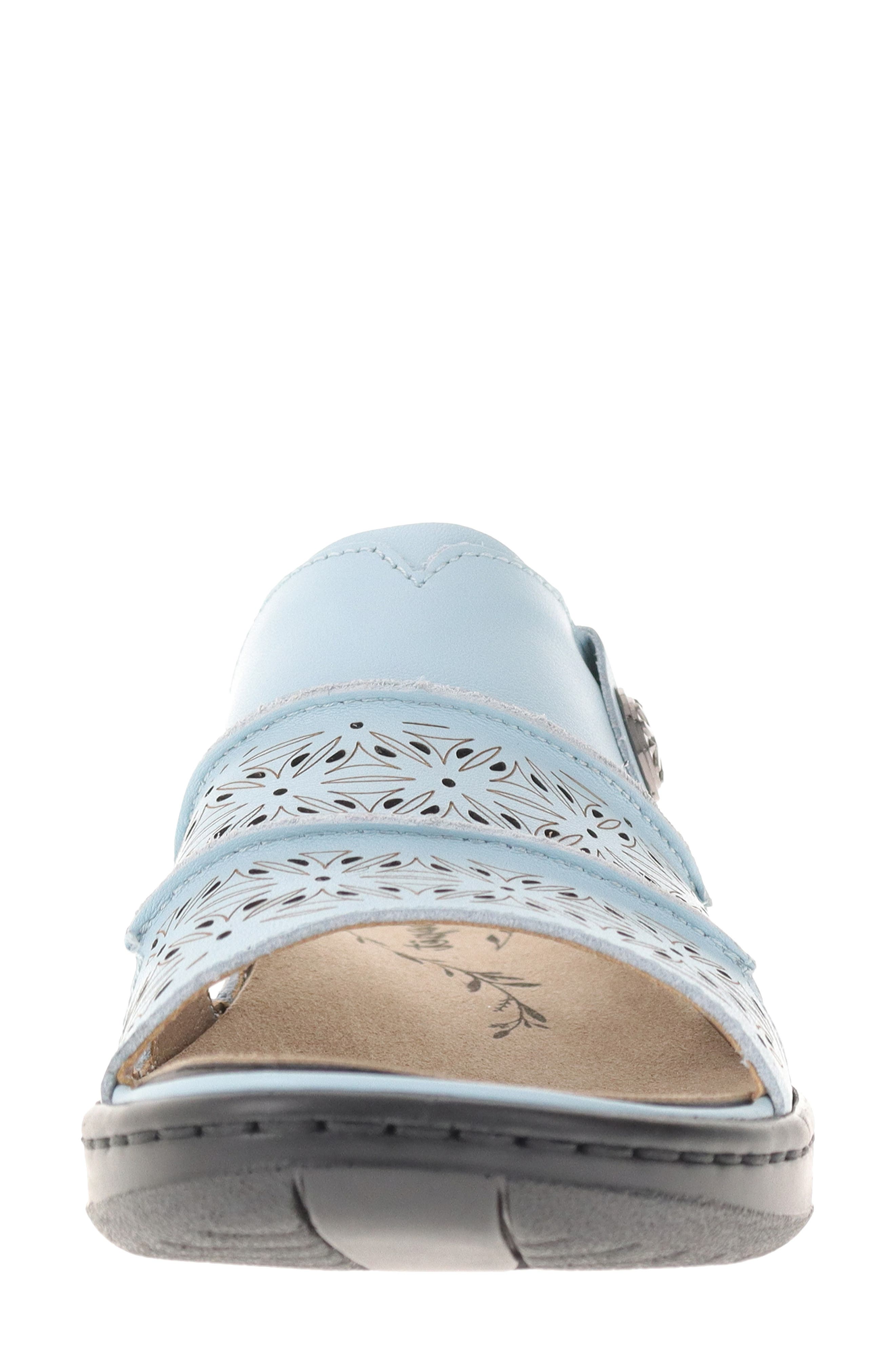 Propét Gertire Slide Sandal, Alternate, color, Lt Blue
