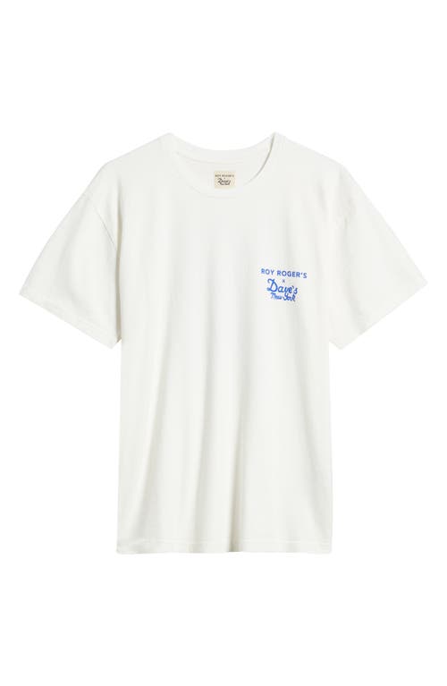 ROY ROGER'S X DAVE'S NEW YORK ROY ROGERS X DAVE'S NEW YORK LOGO GRAPHIC T-SHIRT 