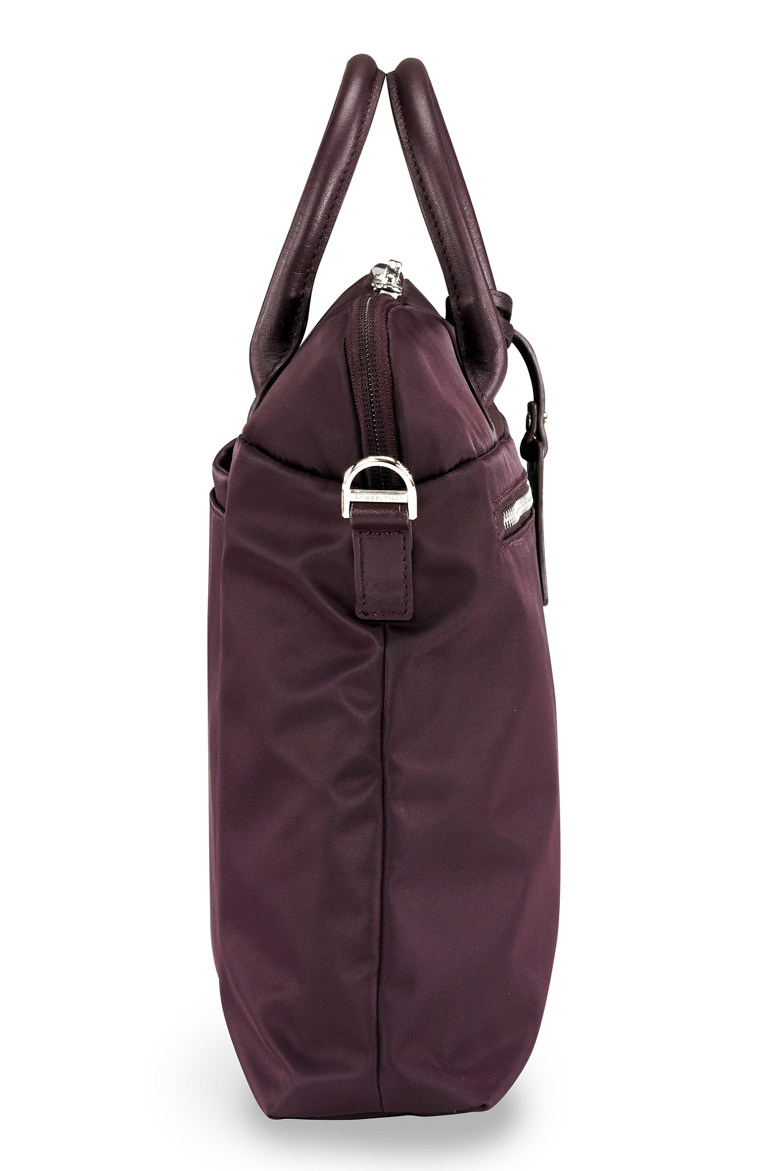 Slim Business Briefcase, Alternate, color, PLUM