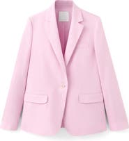 MANGO Linen Suit Blazer