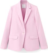MANGO Linen Suit Blazer