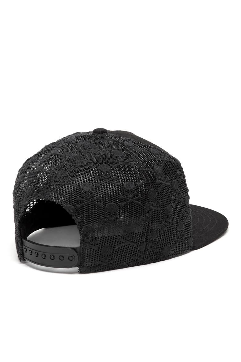 Baseball Cap Skull&Amp;Bones Unisex, Alternate, color, black