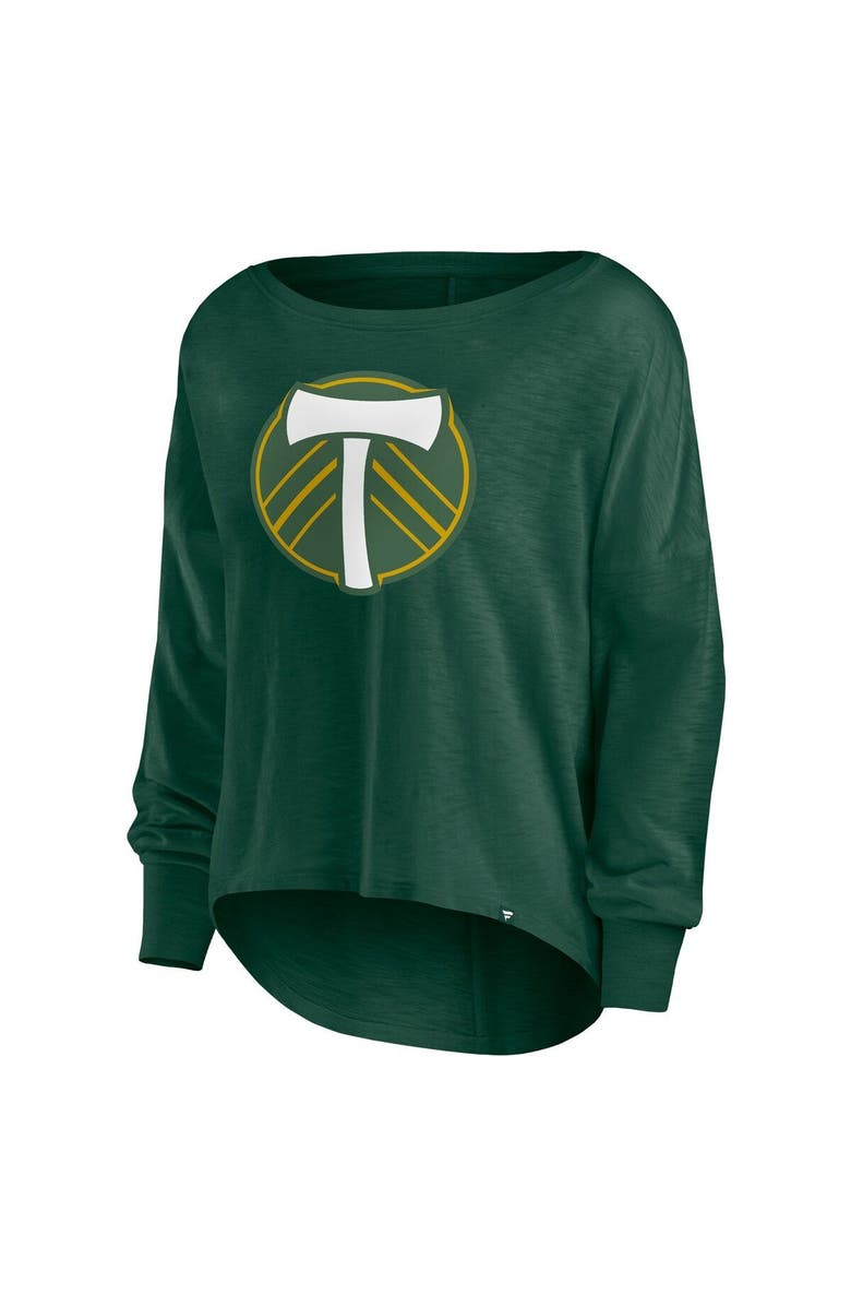 FANATICS Women's Fanatics Branded Green Portland Timbers Corner Kick Long Sleeve Fashion T-Shirt, Alternate, color,