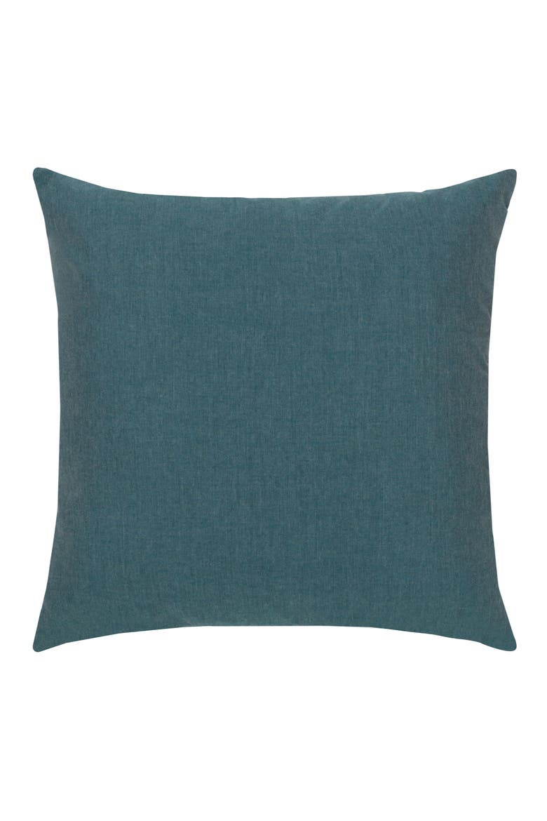 Chameleon Jacquard Indoor & Outdoor Woven Accent Pillow, Alternate, color, Lagoon