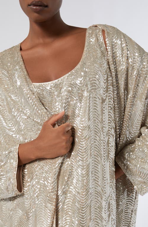 Marina Rinaldi Sequin-embellished Vetta Jacket In Gray